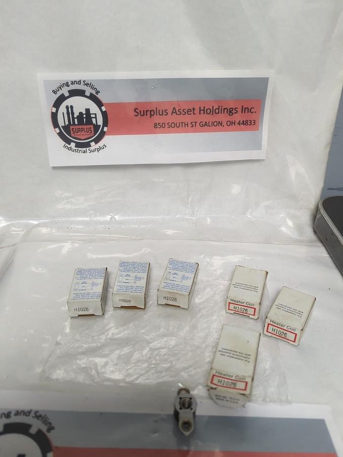 CUTLER HAMMER,H1026 THERMAL OVERLOAD HEATER ELEMENT LOT OF 6 NOS
