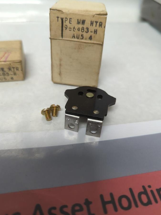 WESTINGHOUSE,966-483-H,TYPE MW OVERLOAD THERMAL HEATER RELAY LOT OF 2 NOS