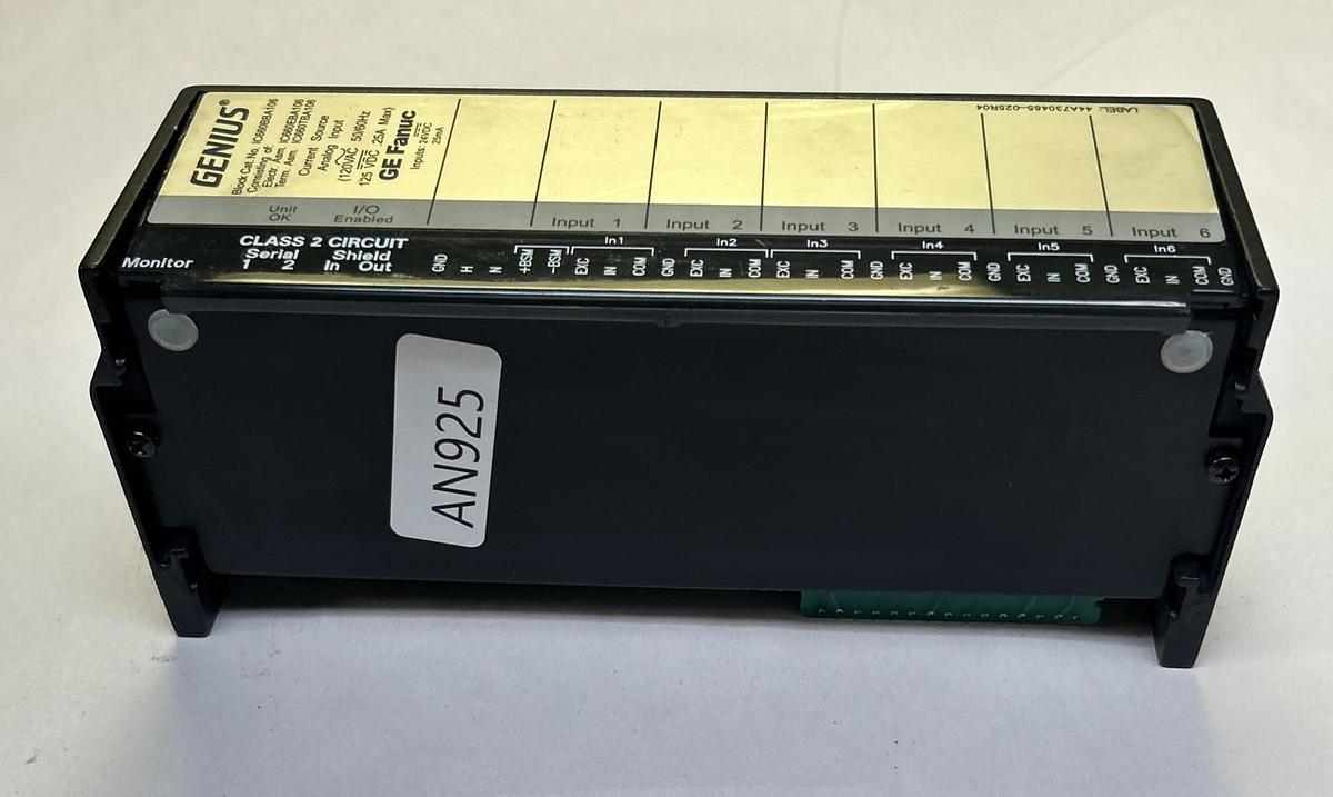 Used GE FANUC,IC660EBA106,GENIUS BLOCK CURRENT SOURCE ELECTRICAL MODULE