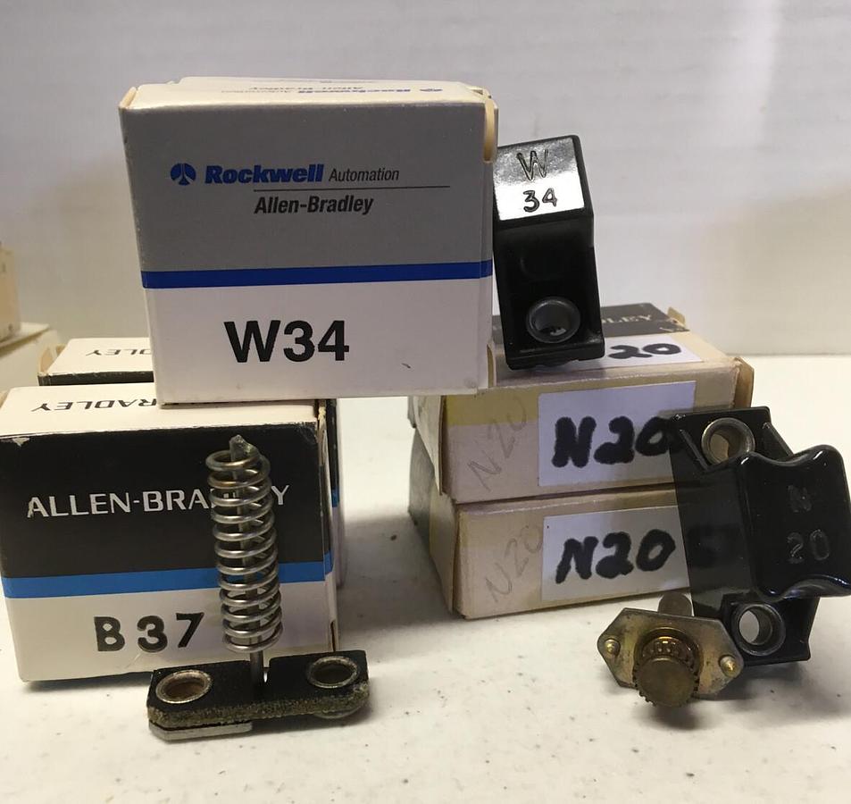 Allen-Bradley,W34 B37 W53 N27 N20,HEATER ELEMENTS LOT OF 10