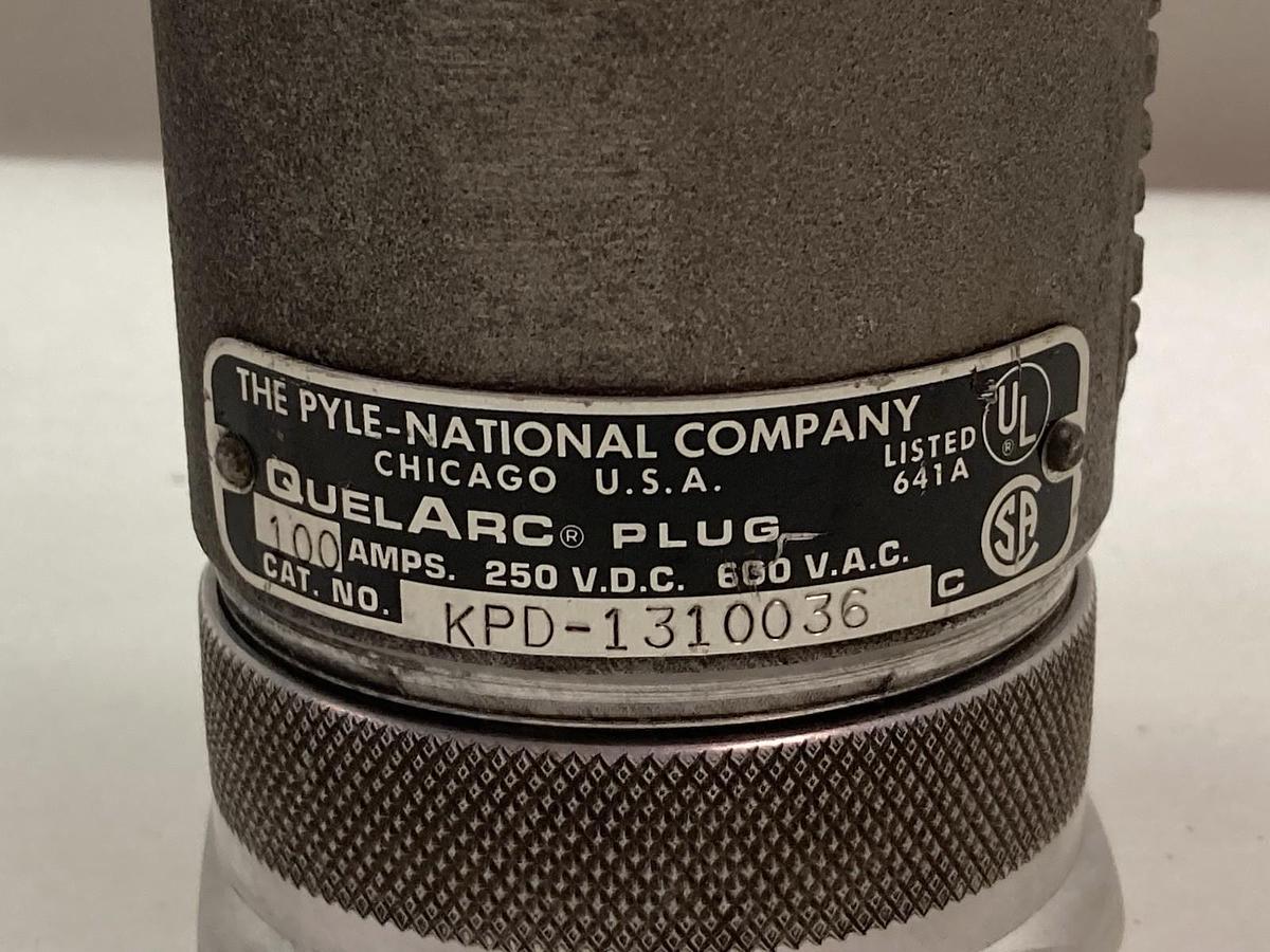 Used Pyle National,KPD-1310036,Quelar Plug 100A 250VDC 600VAC