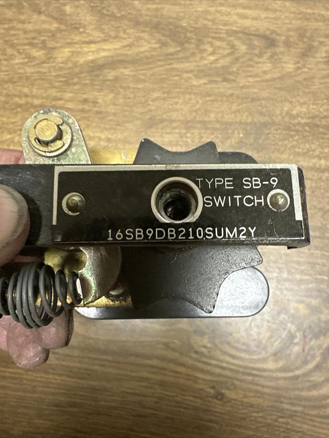 Used General Electric,16SB9DB210SUM27,SB-9 Rotary Switch