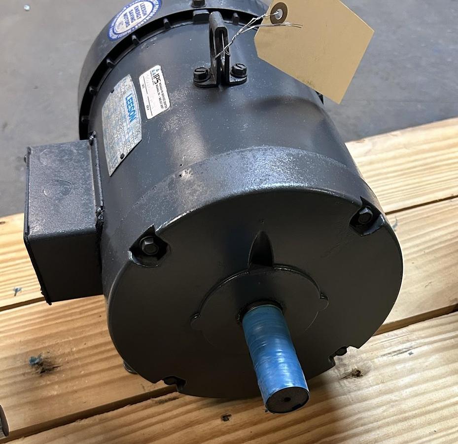 Used LEESEON,C184T17FB12C,MOTOR 5HP 1740RPM 208-230V F184T FRAME REFURBISHED