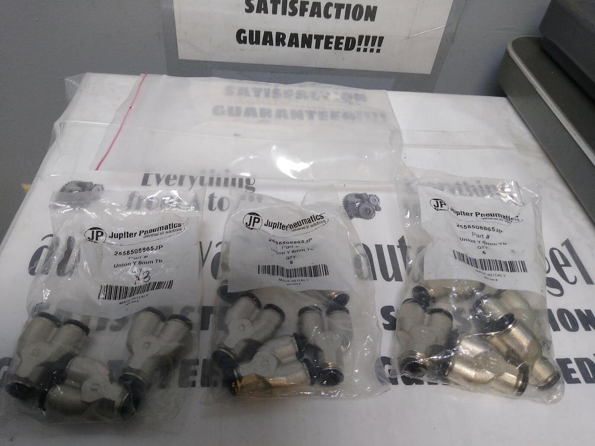 JUPITER PNEUMATICS,2558508865JP,UNION Y 8MM LOT OF 13 NOS