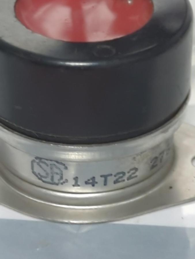 THERMO-O-DISC,14T22,TEMPERATURE SWITCH 27624 F200F C0449 NOS