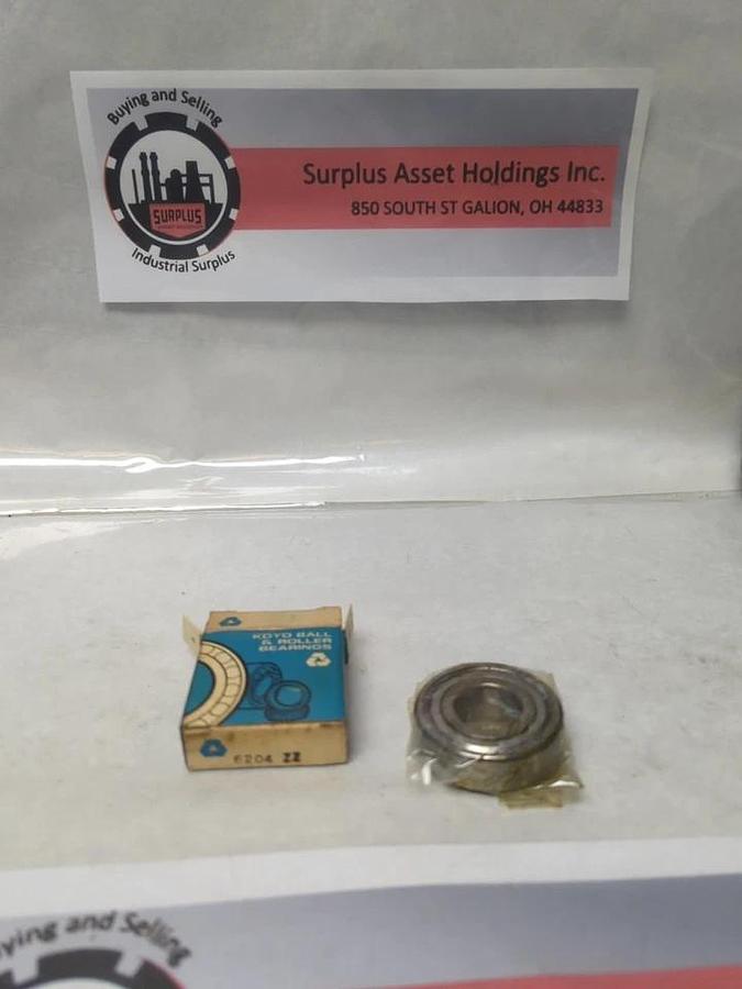 KOYO,6204ZZ,DOUBLE SHIELDED BALL BEARING NOS