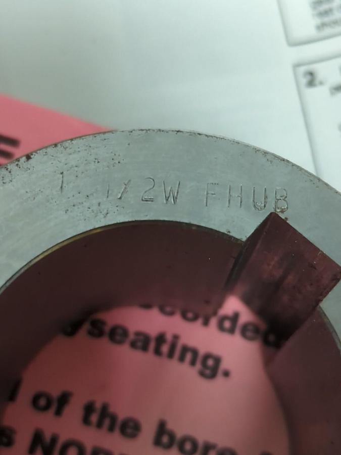 KOP-FLEX,1-1/2W,FHUB 1.999 INCH BORE  1/2 INCH X 1/4 INCH KW NOS