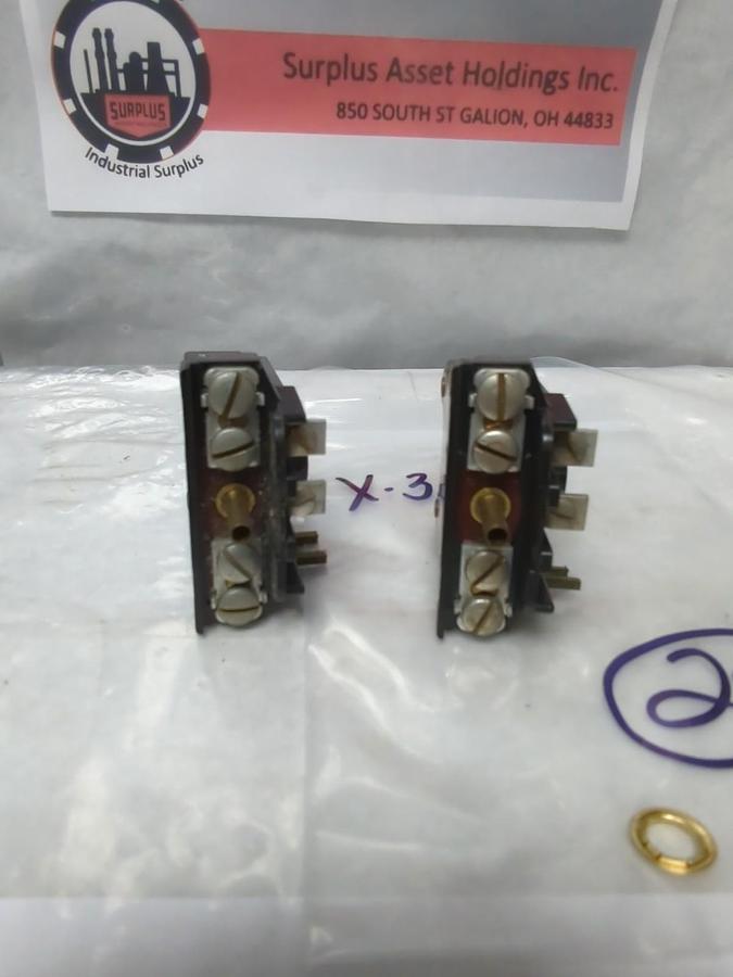 Used ALLEN BRADLEY,-36182,L.H. OVERLOAD RELAY LOT OF 2 PRE-OWNED