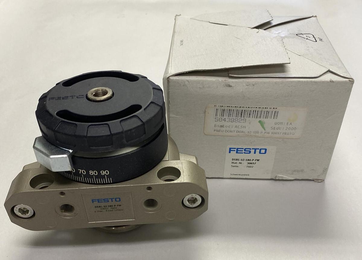 Used FESTO,DSRL-32-180-P-FW,SEMI-ROTARY DRIVE NEW
