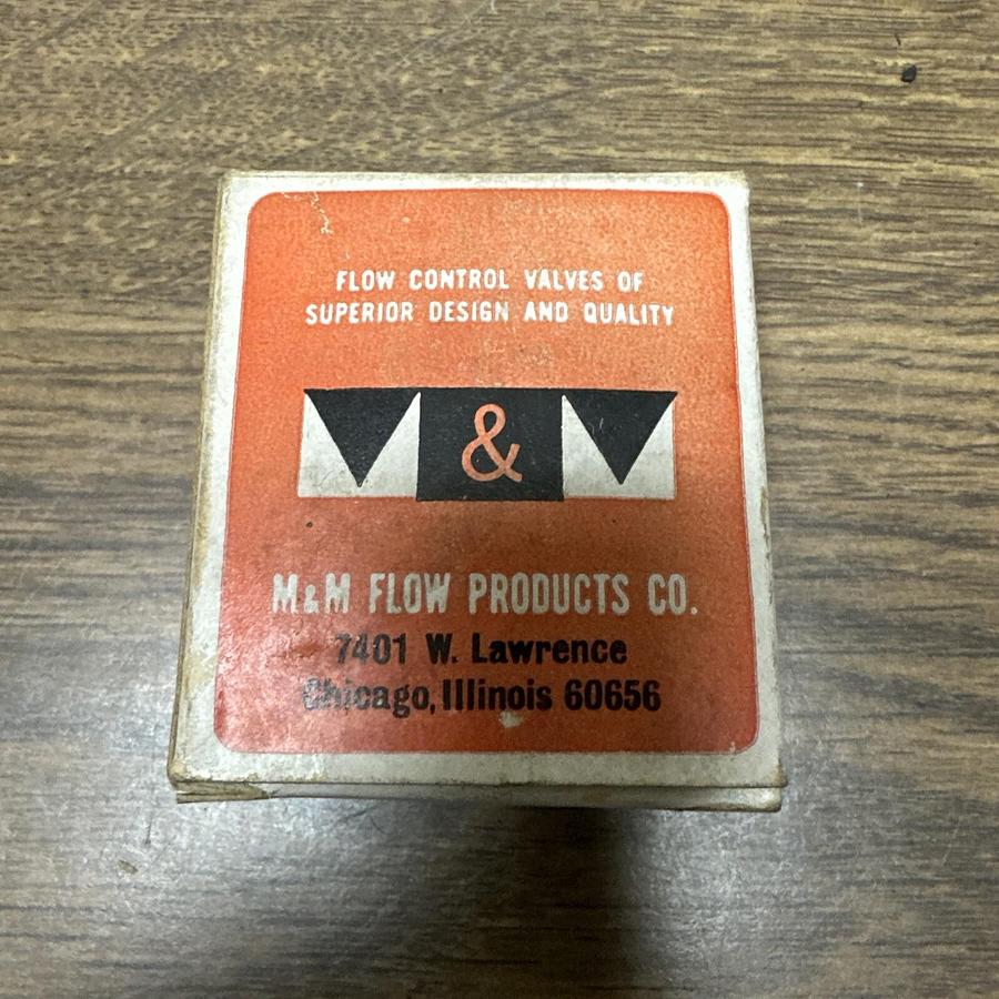 M&M Flow Products,F-250-B,Flow Control Valve