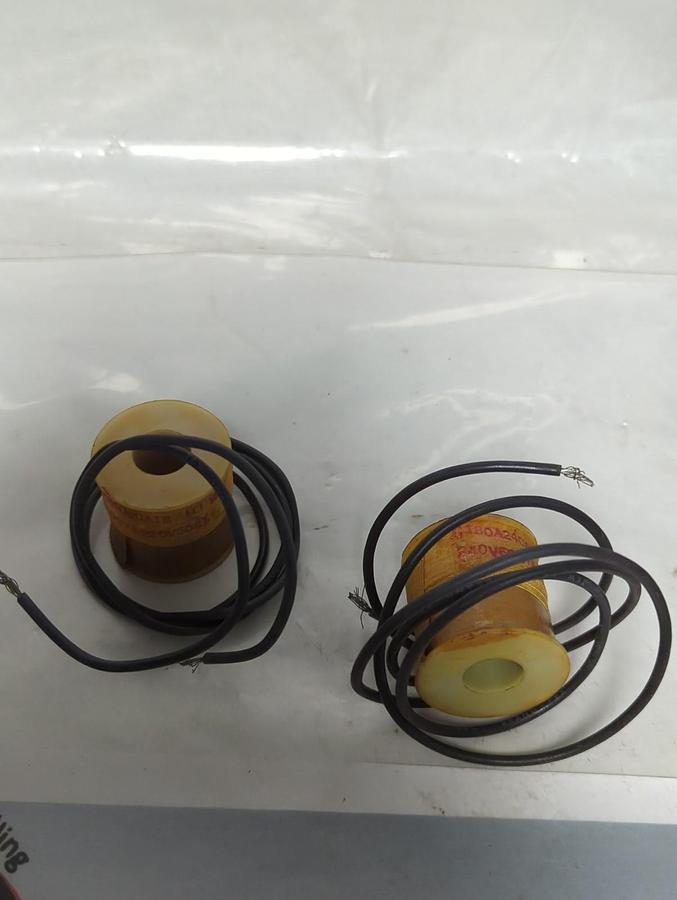 Used ITT,C180A24060A18,COIL 240/220V 60/50CY LOT OF 2 PRE-OWNED