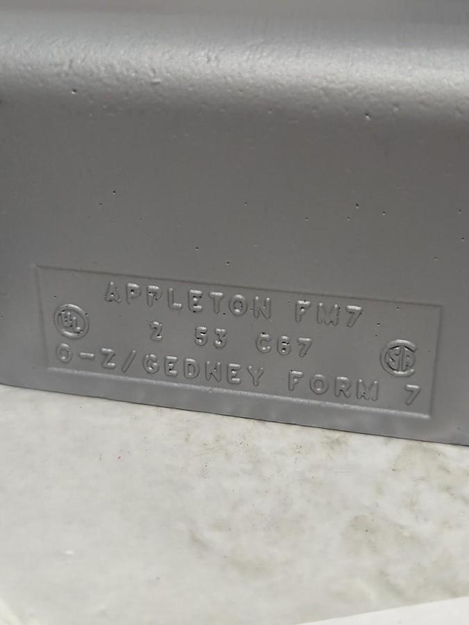 APPLETON,APP-C67-SA,ALUMINUM FW7 CONDUIT BODY NOS