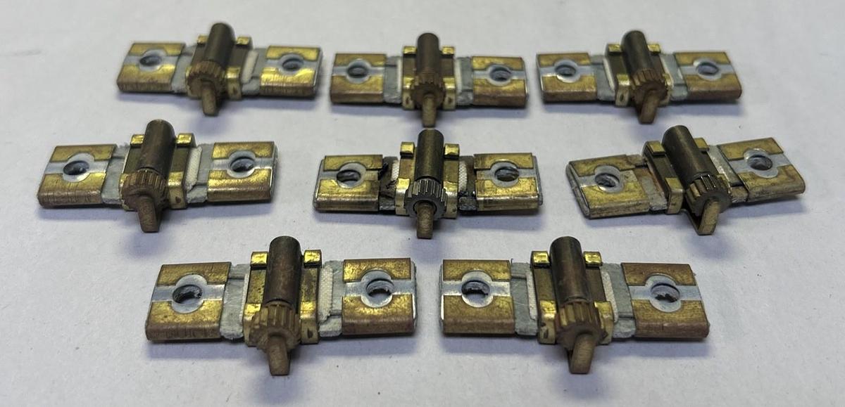 Used SQUARE D,B1.30,THERMAL OVERLOAD HEATER ELEMENT LOT OF 8