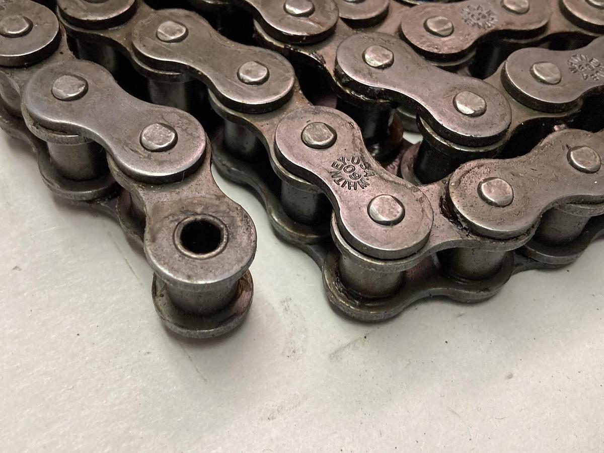Used Whitney Chain,60R,Excel Precision Roller Chain 10FT 3/4 Inch Pitch 160 Links