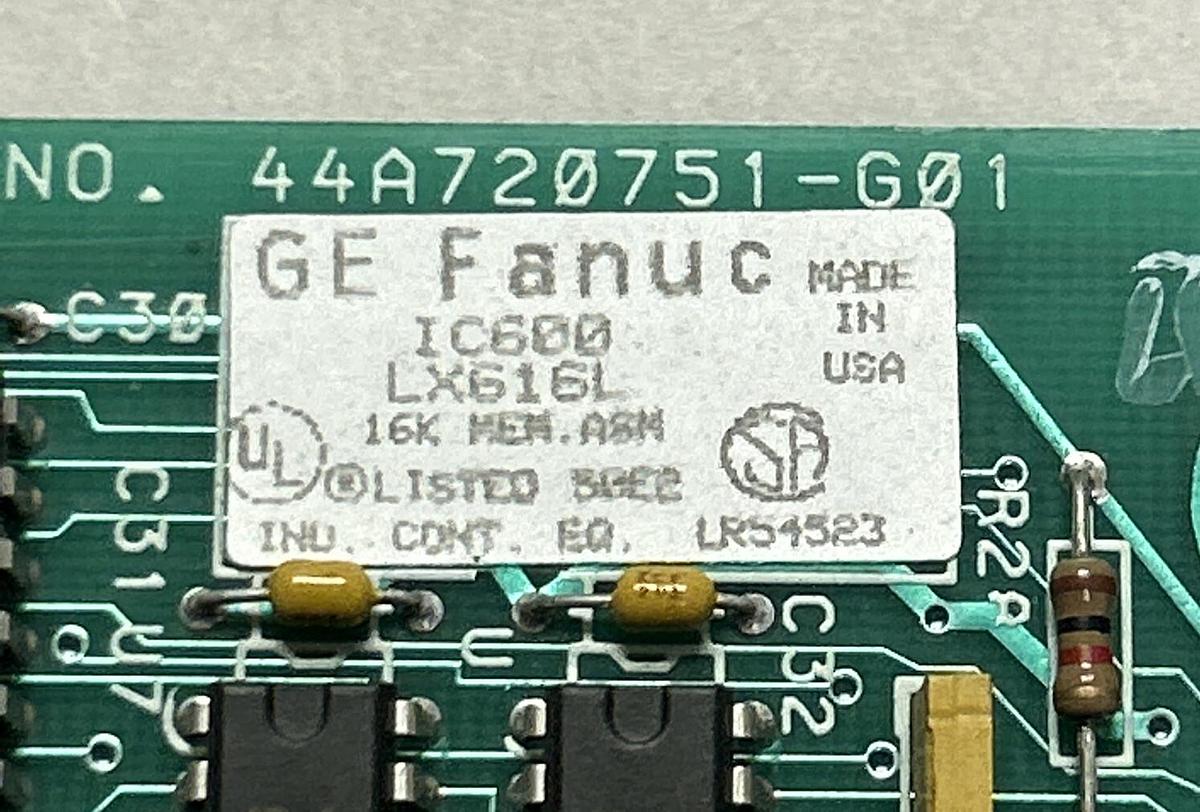 Used GE FANUC,IC600LX616L,16K MEMORY BOARD