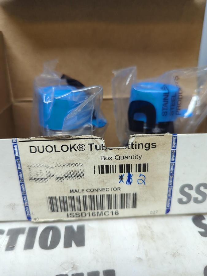 SSP DUOLOK,ISSD16MC16,MALE CONNECTOR 1 INCH BOX OF 2 NOS