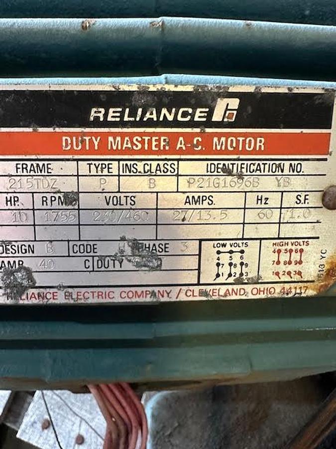 Used Reliance Motor & Gearbox