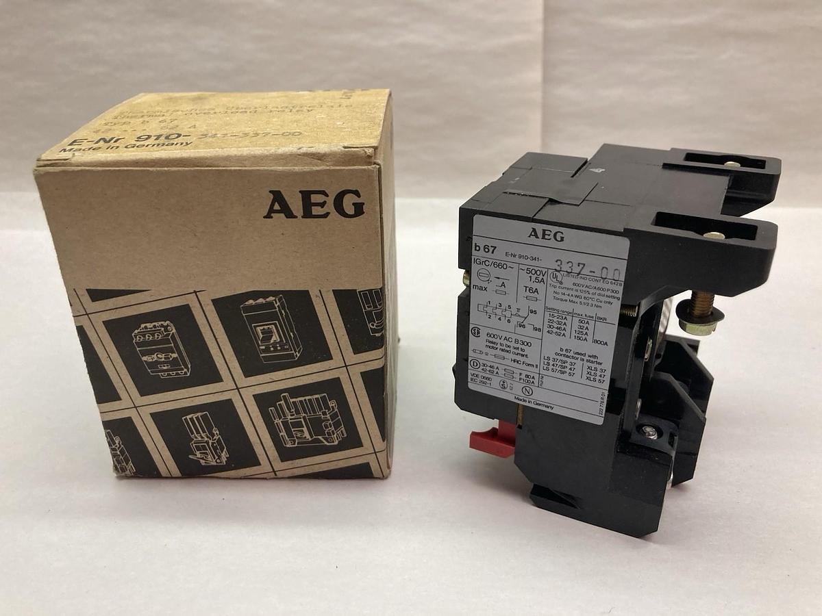 AEG,b 67 910-341-337-00,Thermal Overload Relay