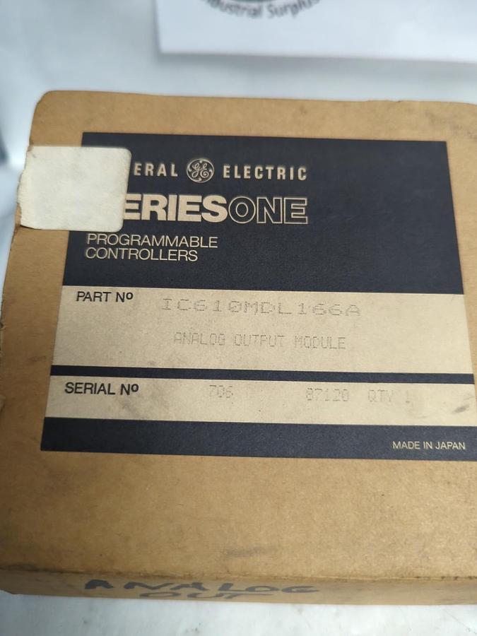 GE,IC610MDL166A,ANALOG OUTPUT MODULE 2 CIRCUITS NOS