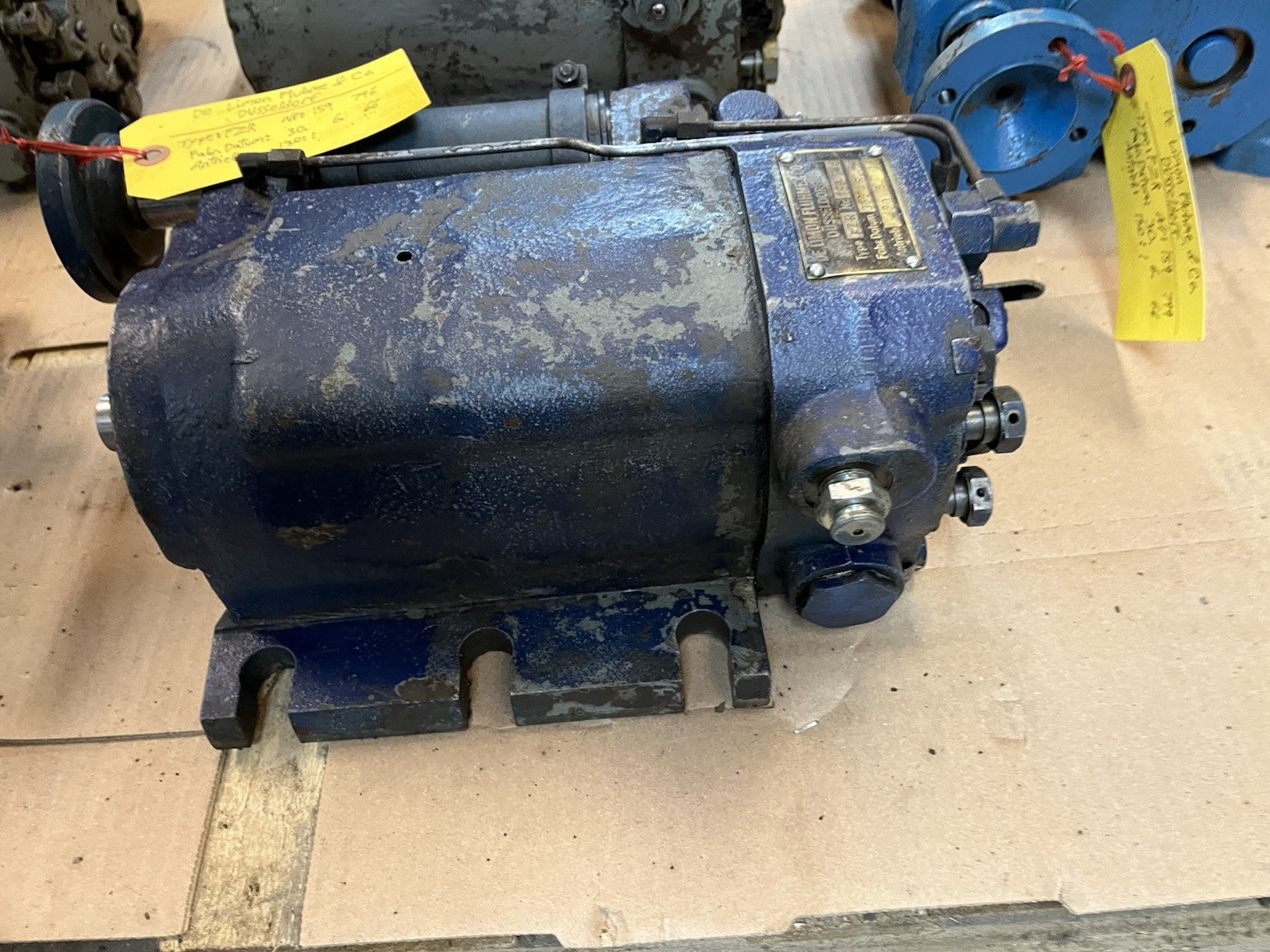 Used DE LIMON FLUHME,FZR 159-746,CENTRAL GREASE PLUNGER PUMP