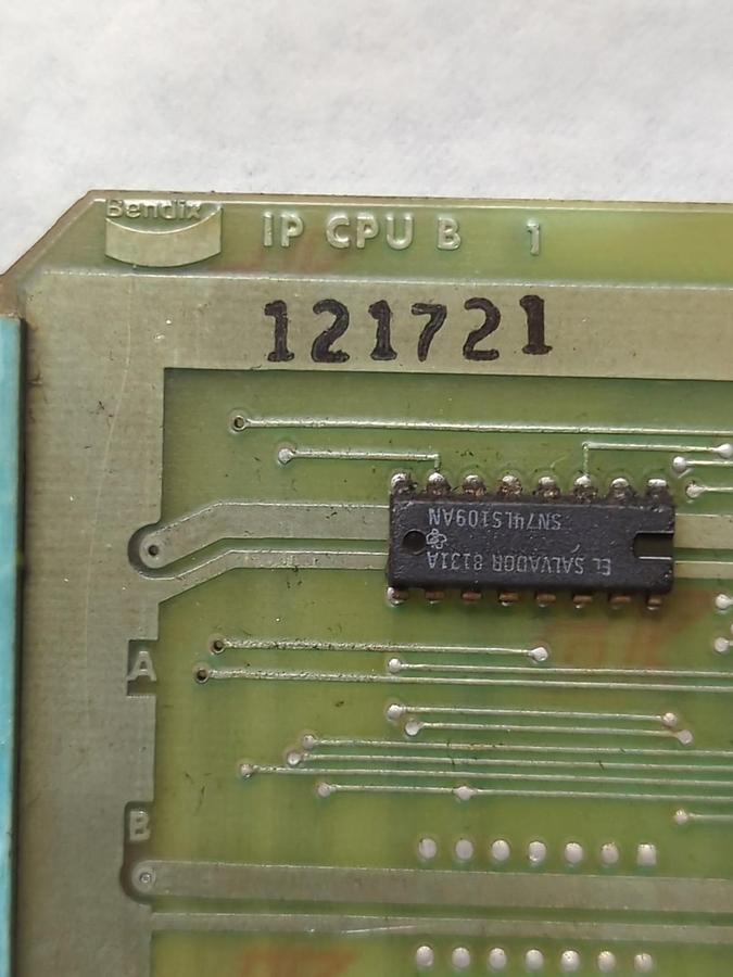 Used BENDIX,3732345V,IP CPU B 1 CIRCUIT BOARD PRE-OWNED