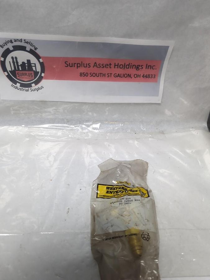 WESTERN ENTERPRISES,AW-409,ADAPTOR INERT ARC 90° NOS
