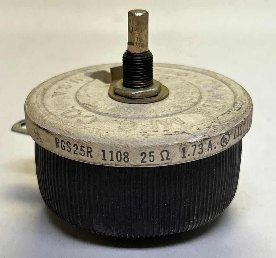 Used OHMITE,RGS25R,RHEOSTAT