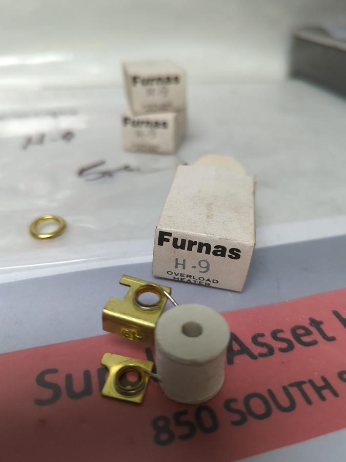FURNAS,H9,OVERLOAD HEATER ELEMENT LOT OF 5 NOS