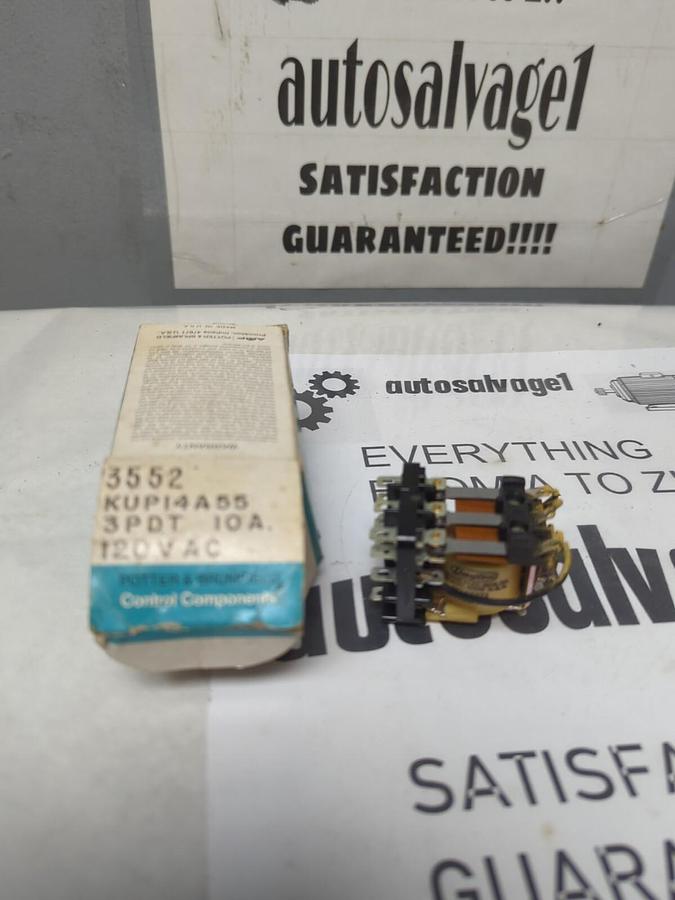 POTTER & BRUMFIELD,KUP14A55,RELAY 10 AMP NOS