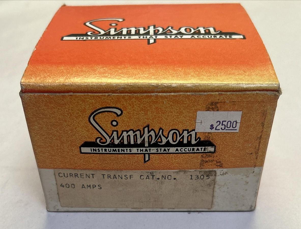 SIMPSON,1305,CURRENT TRANSFORMER NOS
