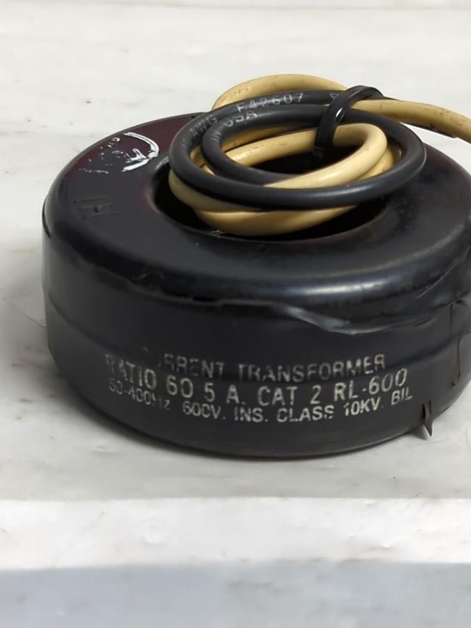 Used EIL INSTRUMENTS,2 RL-600,CURRENT TRANSFORMER RATIO:60:5 A PRE-OWNED