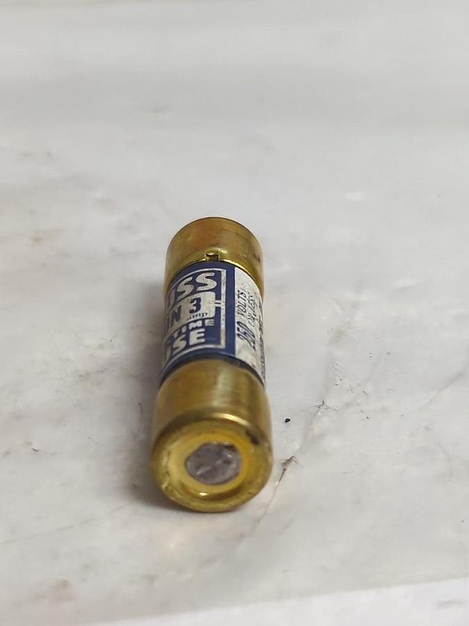 Used COOPER BUSSMANN,NON3,ONE-TIME 3 AMP FUSE LOT OF 5 PRE-OWNED
