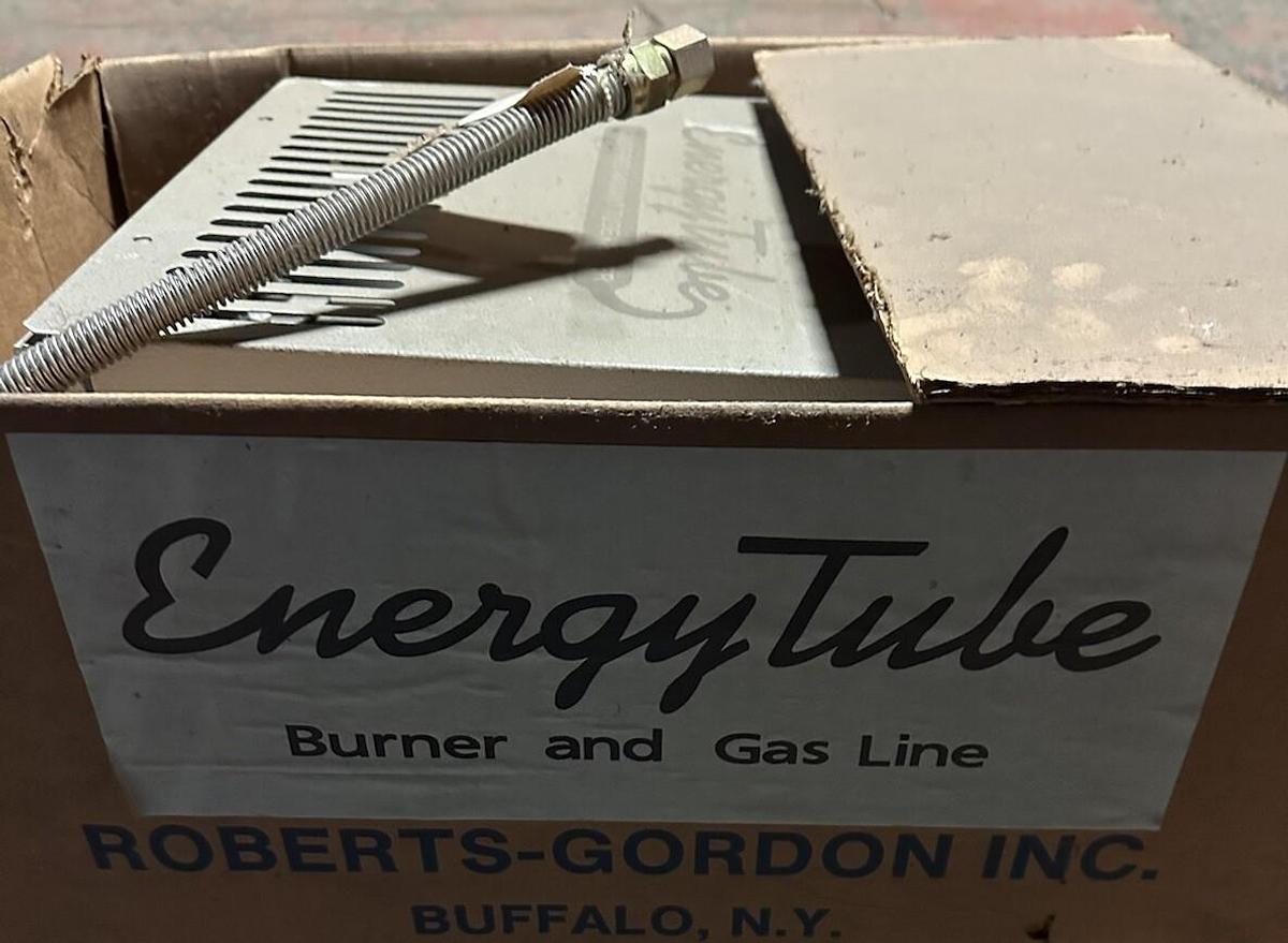 Energy Tube,ET-100,20 ft. Natural Gas Fired Radiant Tube Heater 100K BTU