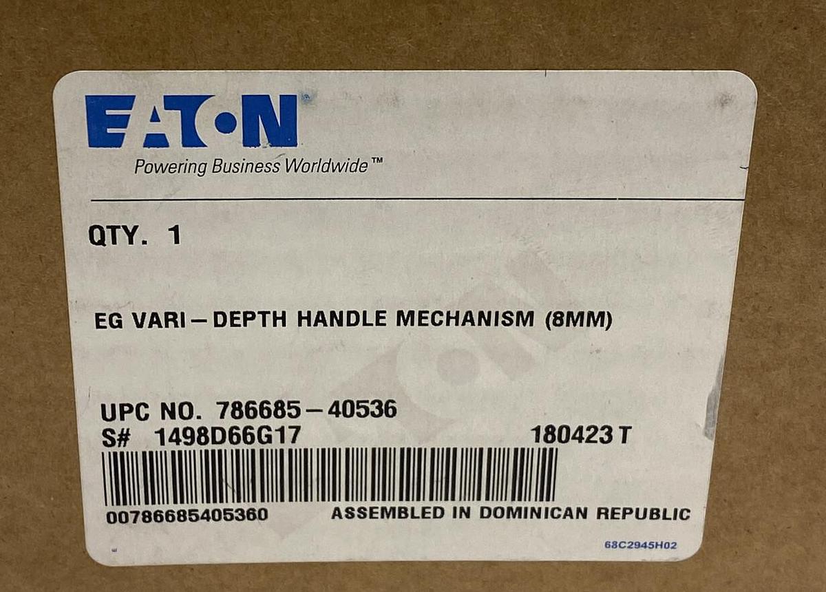 EATON,180423T EG,VARI DEPH HANDLE MECHANISM 8MM NEW