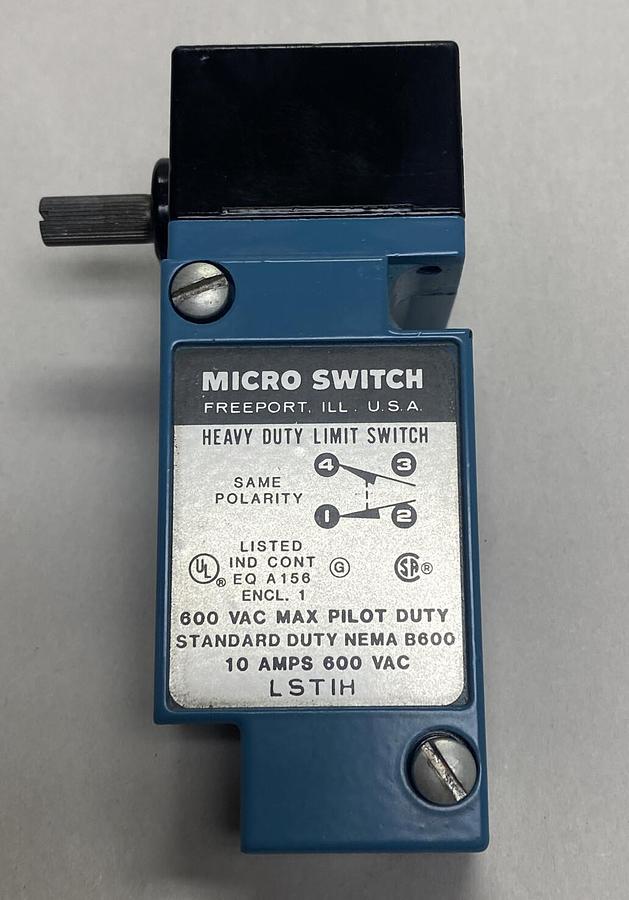 Used HONEYWELL MICRO SWITCH,LST1H,LIMIT SWITCH