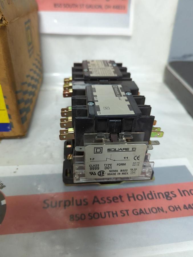 SQUARE D,8965DPR33V02X0101,SERIES B REVERSING HOIST CONTACTOR 30 AMP NOS