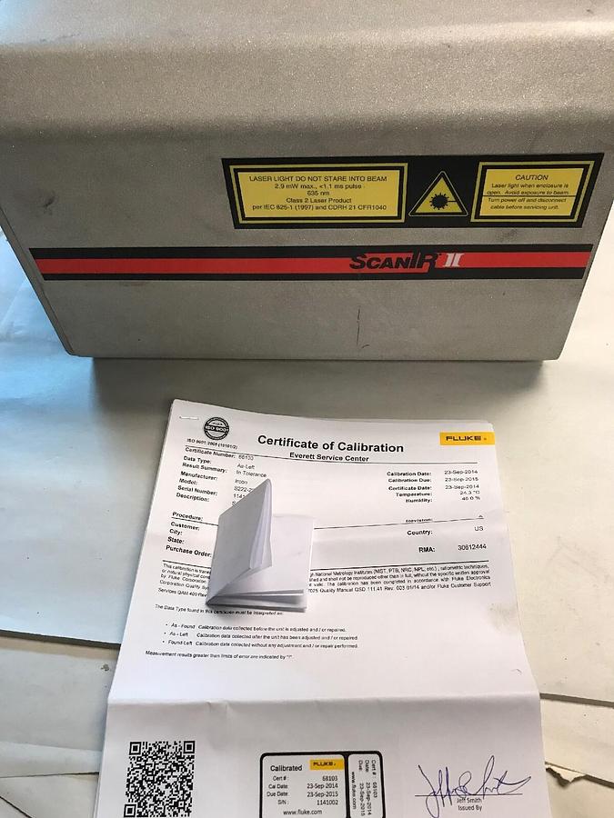 Used Ircon ScanIR-II,S222-22F30,Infrared Line Scanning Thermometer