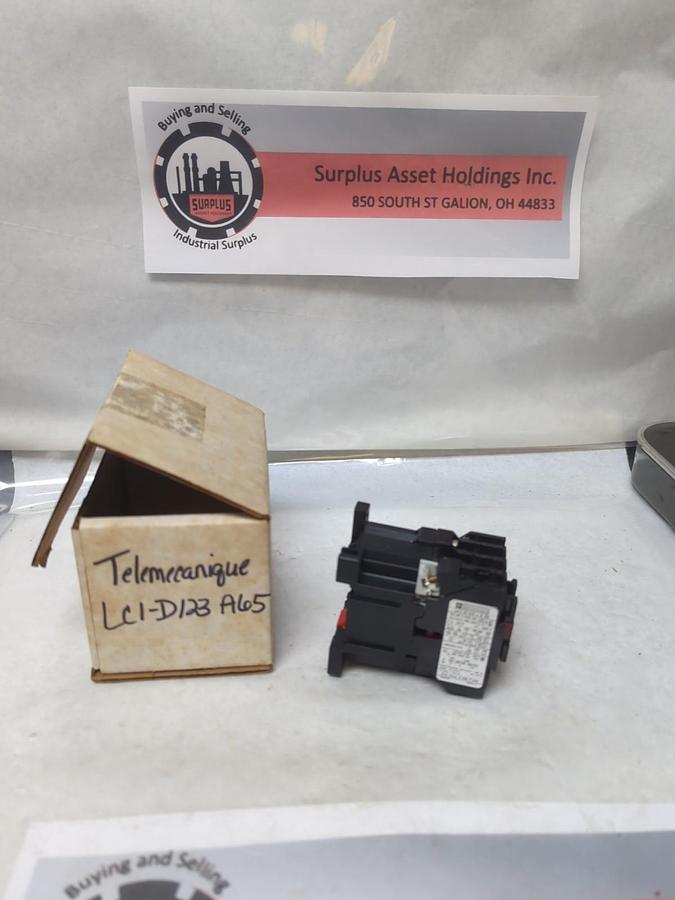 Used TELEMECANIQUE,LC1-D123,CONTACTOR 25A 660V PRE-OWNED