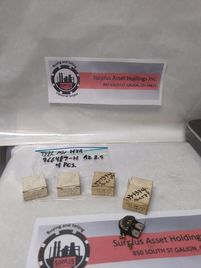 WESTINGHOUSE,966487-H AZ8.5,TYPE MW OVERLOAD HEATER ELEMENT LOT OF 4 NOS