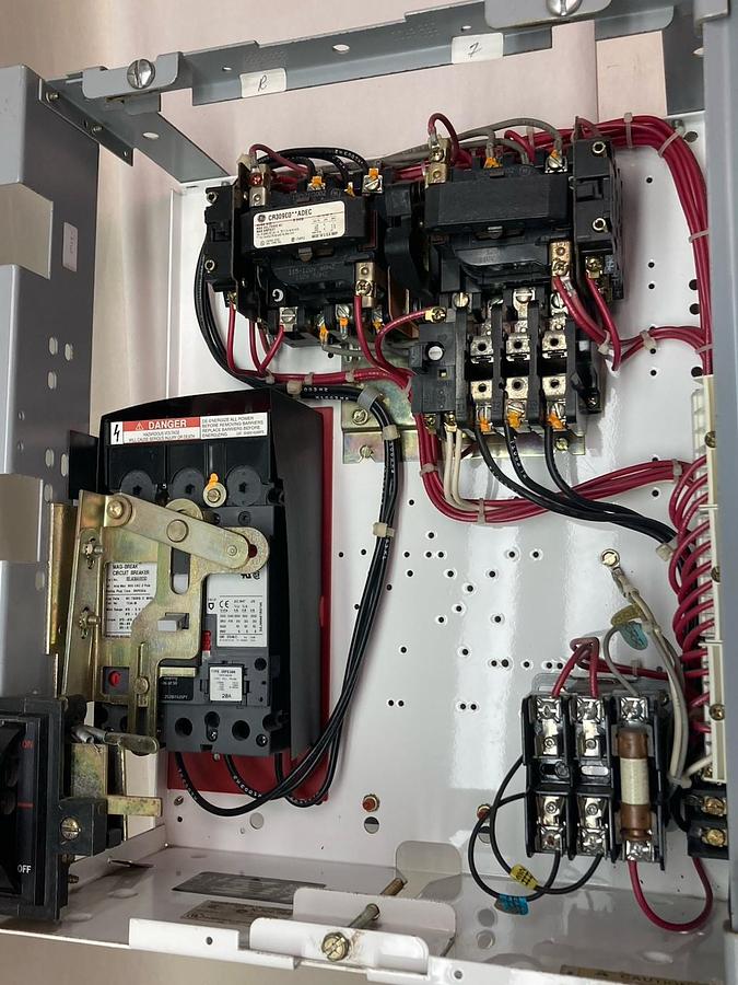 Used GE,FVR,Evolution 8000 Size 1 Reversing Starter MCC Bucket Breaker 20amp