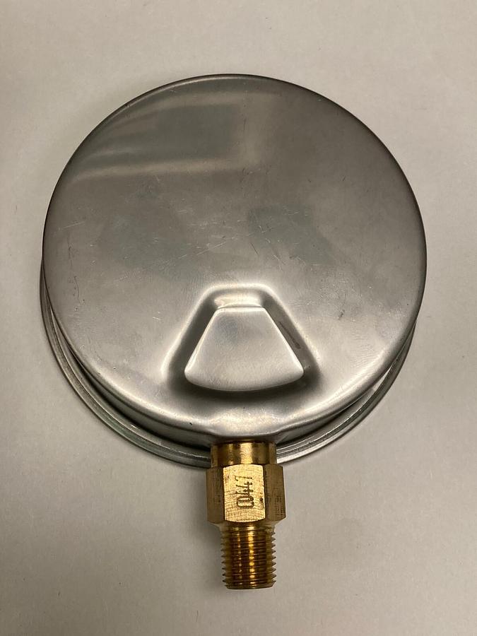 Winters Gauge,PFQ710R1,4 INCH Face SS Case 1/4 INCH NPT 0-60 PSI