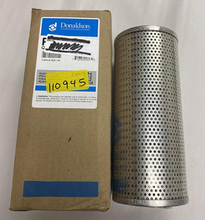 Used Donaldson,P167410,Hydraulic Filter New