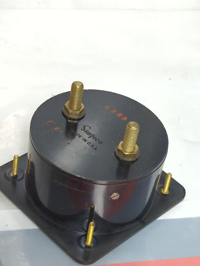 SIMPSON,57,PANEL METER 0-600 AC AMPERES NOS