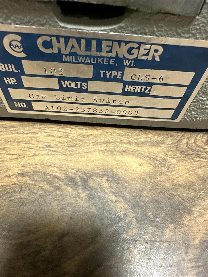 Challenger Electrical,A102-237852-0003,Cam Limit Switch CLS 6