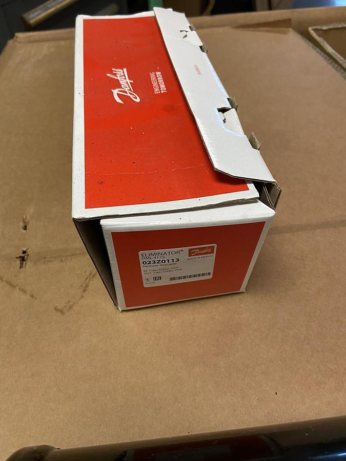 Used DanFoss Eliminator,DML4175,Filter Drier 023Z0113 7/8 INCH Solder ODF Dryer