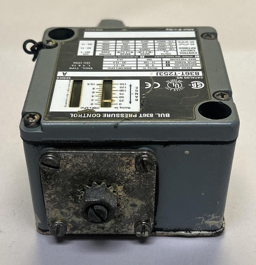 Used ALLEN BRADLEY,836T-T253J,PRESSURE SWITCH