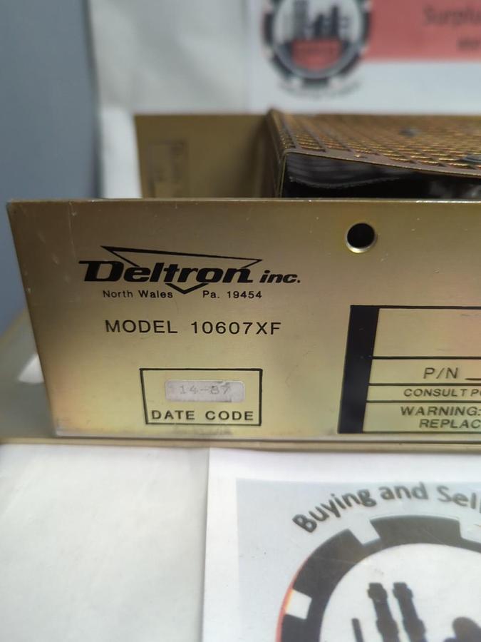 Used ALLEN BRADLEY,10607XF,DELTRON QUAD SWITCHING POWER SUPPLY PRE-OWNED