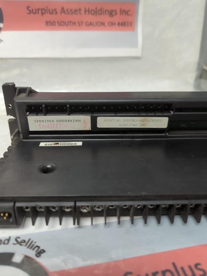 Used GE,1C660TSS100K,TERMINAL MODULE 8PT 115VAC ISOL 2A PRE-OWNED