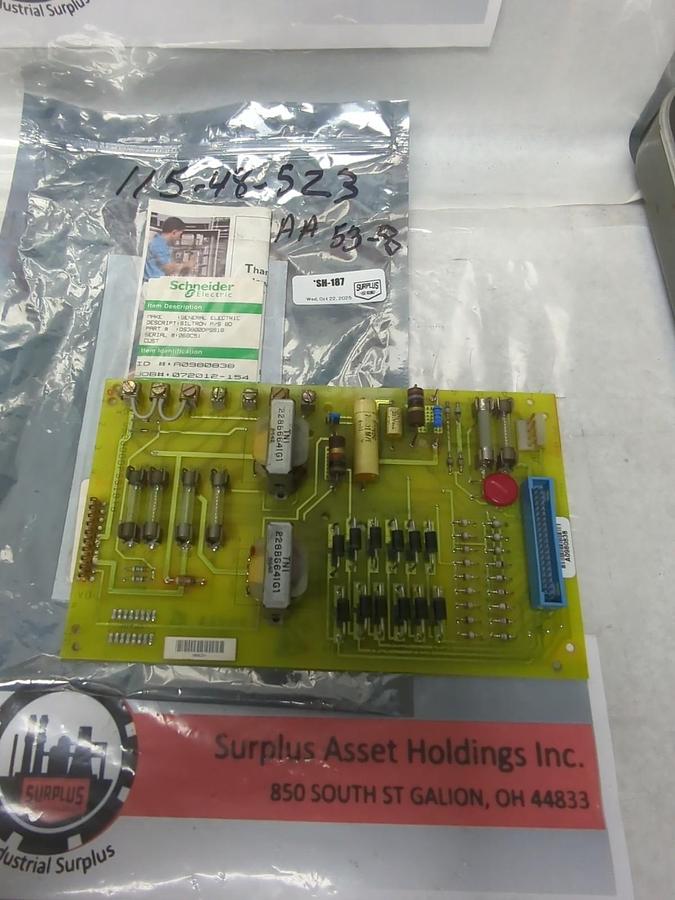 Used GE,DS3800DPSS1B,SILTRON P/S BOARD PRE-OWNED