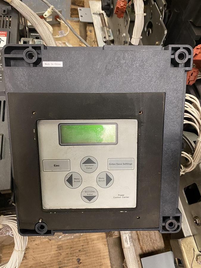 Used ASCO,J07ATS030260N500,7000 SERIES AUTOMATIC TRANSFER SWITCH 260A 480V